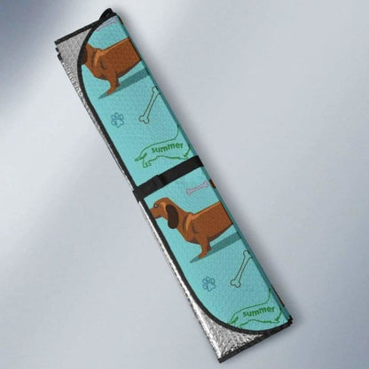 Dachshund Decorative Background Car Auto Sun Shades