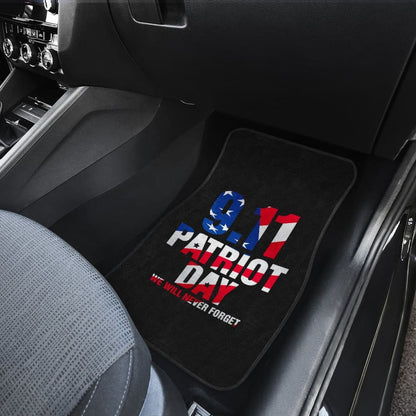 . Never Forget We Will Never Forget Car Floor Mats