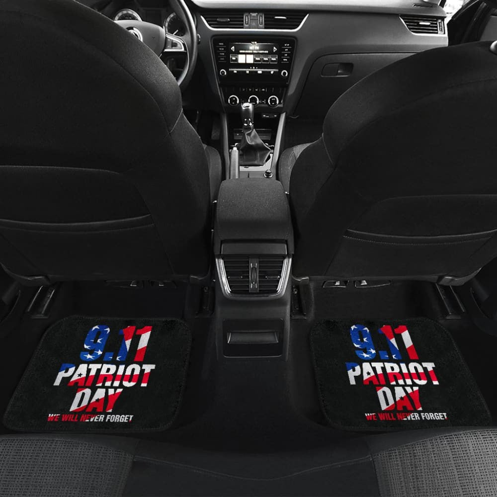 . Never Forget We Will Never Forget Car Floor Mats