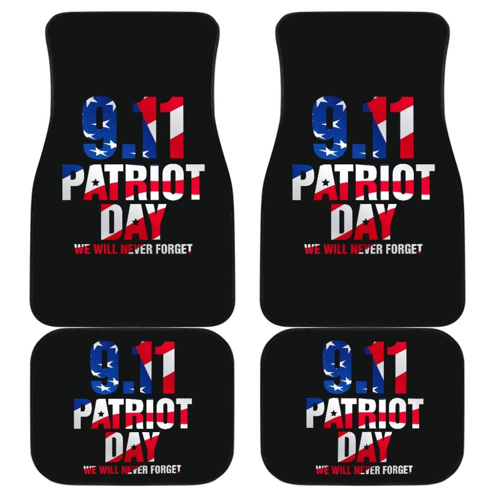 . Never Forget We Will Never Forget Car Floor Mats
