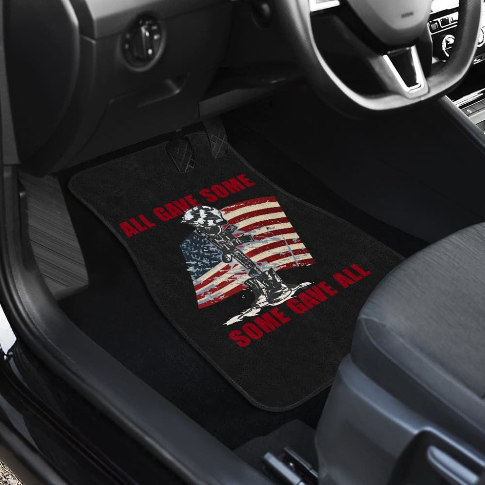 All Gave Some, Some Gave All Patriotic Anniversary Car Floor Mats
