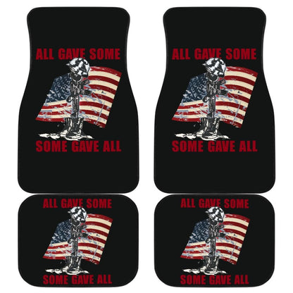 All Gave Some, Some Gave All Patriotic Anniversary Car Floor Mats
