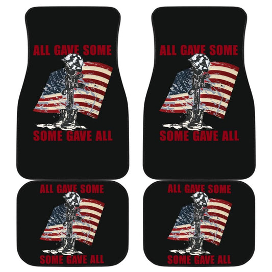 All Gave Some, Some Gave All Patriotic Anniversary Car Floor Mats