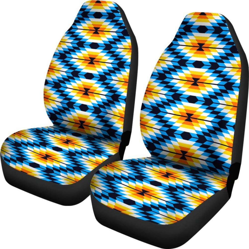 Colorful Aztec Car Seat Covers