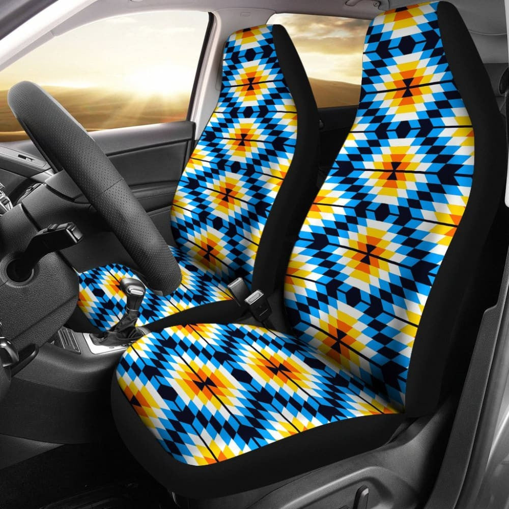 Colorful Aztec Car Seat Covers