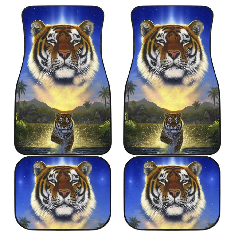 Tiger Art Animal Car Floor Mats Amazing Gift Ideas