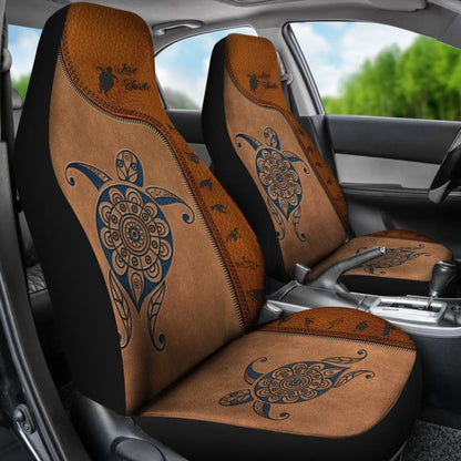 Turtle Leather Car Seat Covers