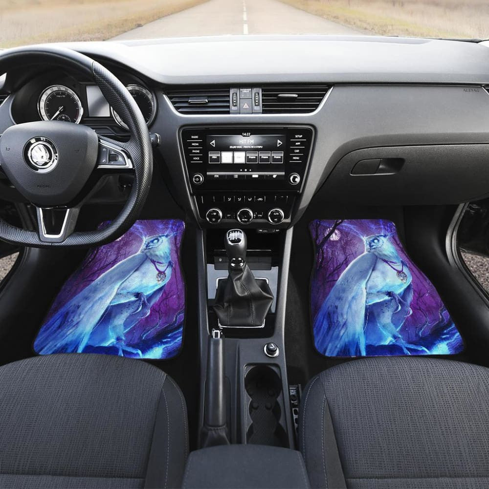 Owl God Of Silence Death Car Floor Mats
