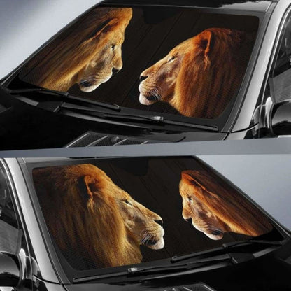 Lion & Lioness Auto Sun Shade