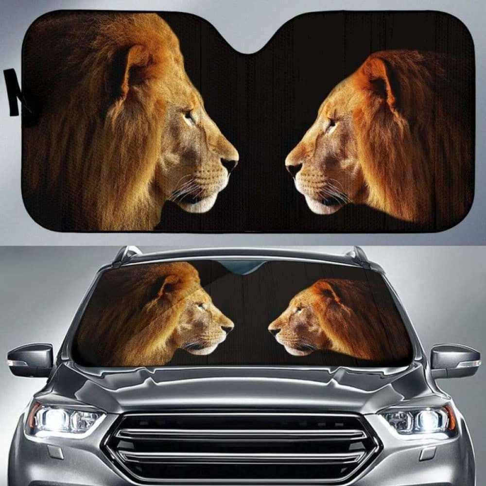 Lion & Lioness Auto Sun Shade