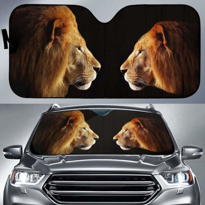 Lion & Lioness Auto Sun Shade
