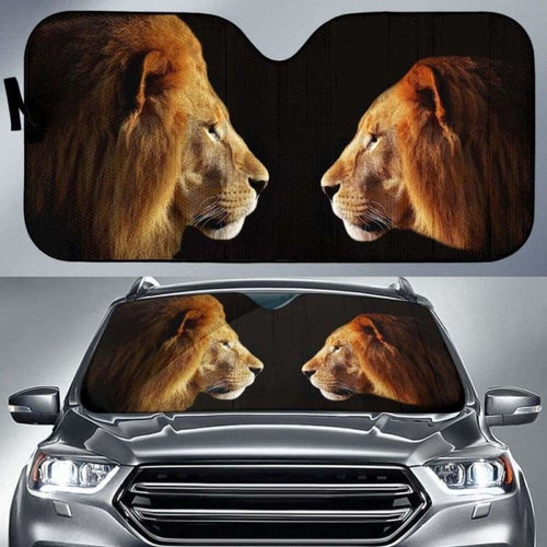 Lion & Lioness Auto Sun Shade
