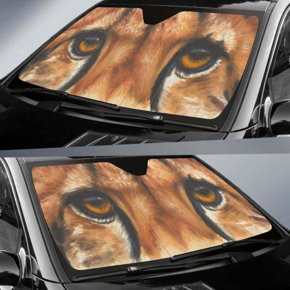 Car Sun Shade Lion Eyes