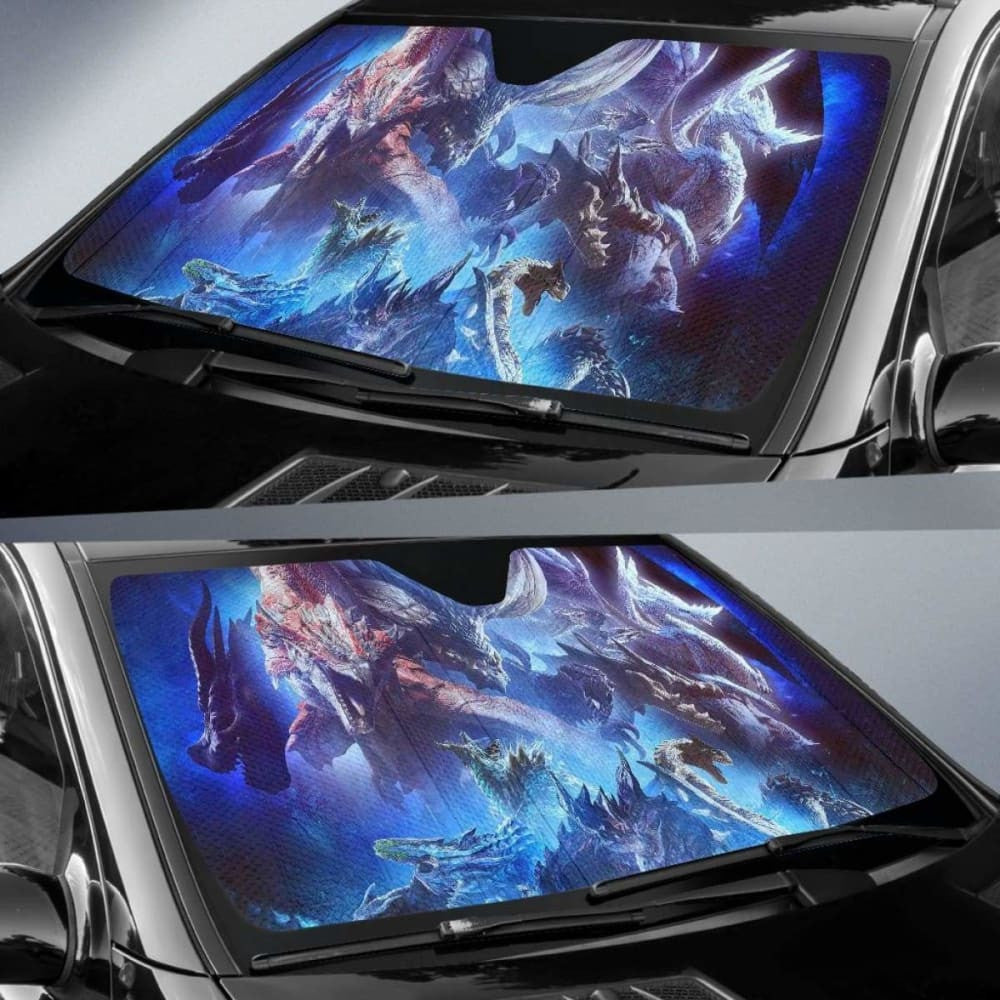 Monster Hunter World Dragons Sun Shade amazing best gift ideas