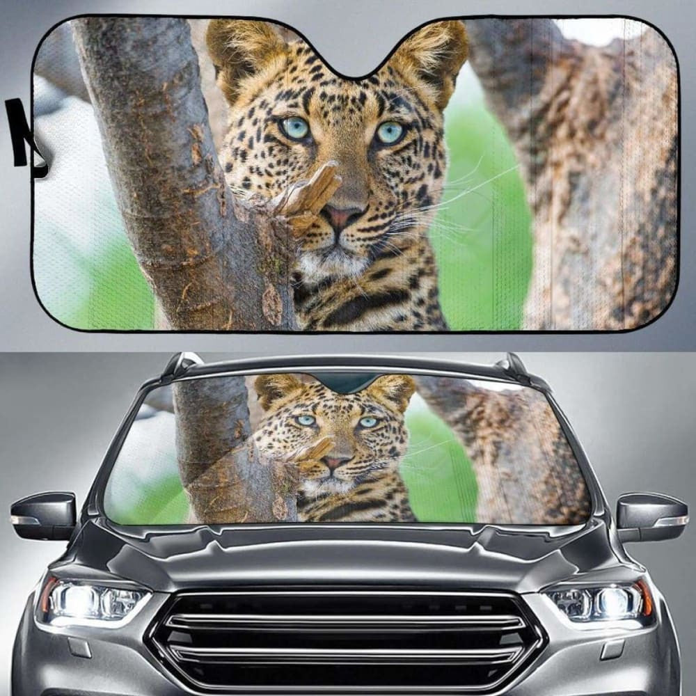 Leopard Big Cat Panthera Hd Car Sun Shade