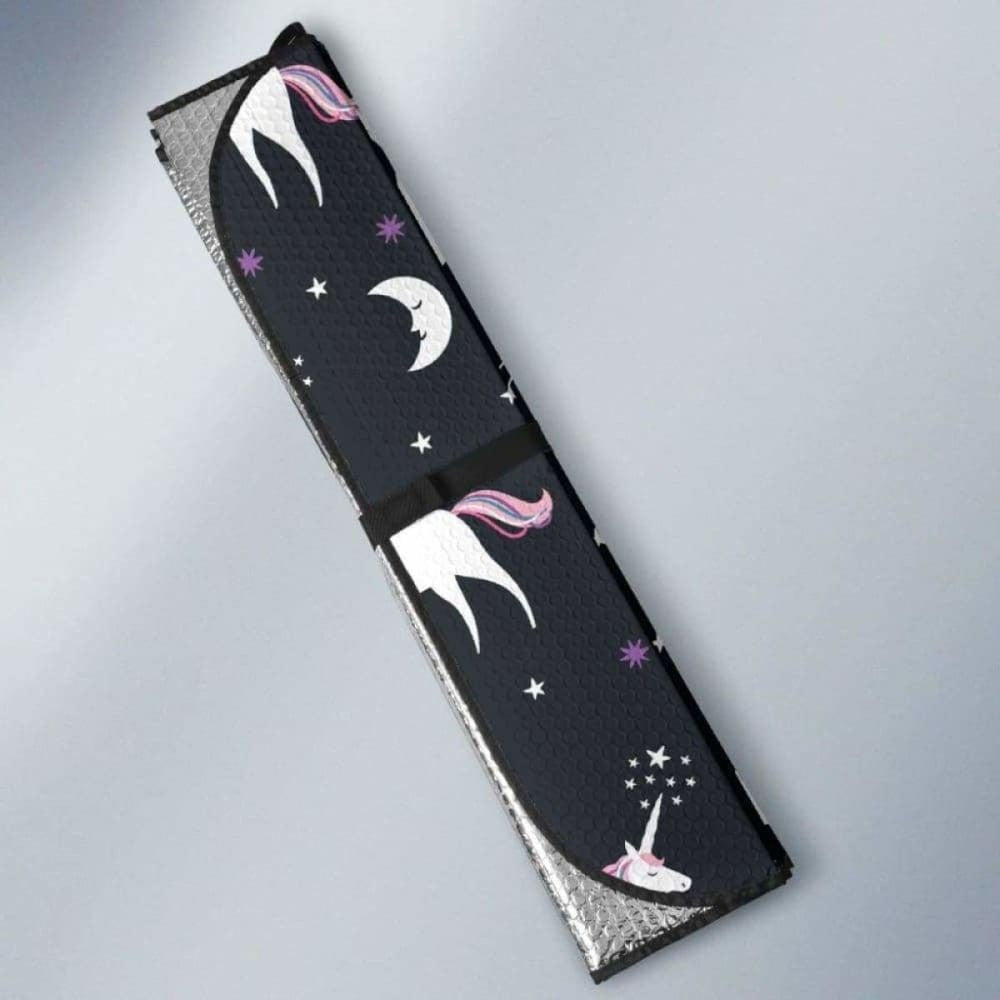 Unicorn Rainbows Moon Clound Star Pattern Car Auto Sun Shades