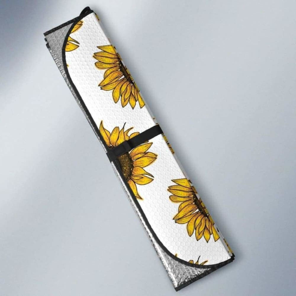 Sunflowers Design Pattern Car Auto Sun Shades