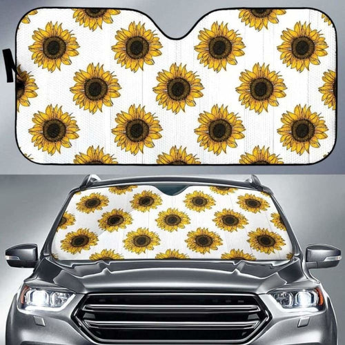 Sunflowers Design Pattern Car Auto Sun Shades