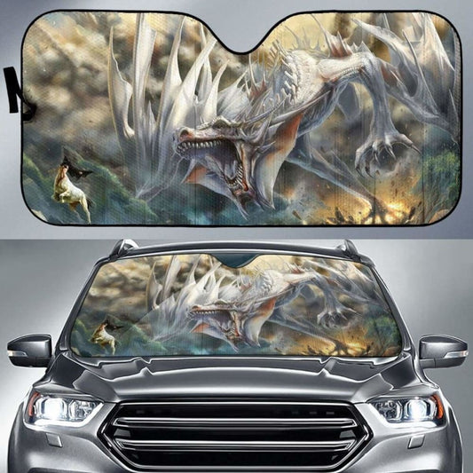White Dragon Attack Sun Shade amazing best gift ideas