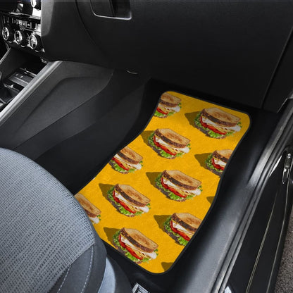 Cute Sandwich Pattern Car Floor Mats