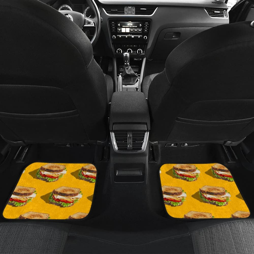 Cute Sandwich Pattern Car Floor Mats