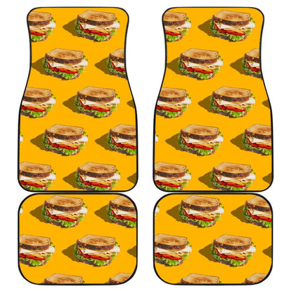 Cute Sandwich Pattern Car Floor Mats