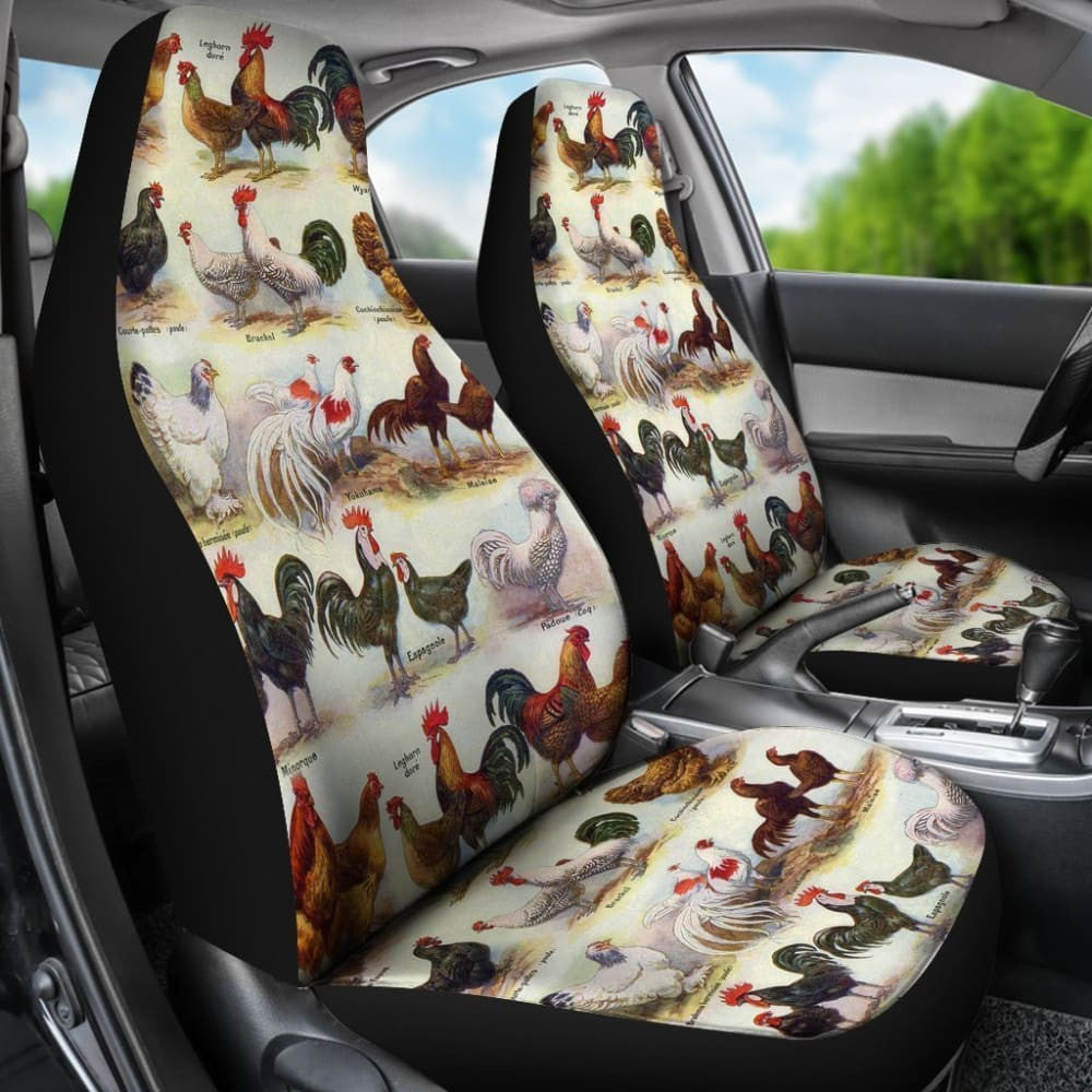 Chickens Car Seat Covers Amazing Gift Ideas