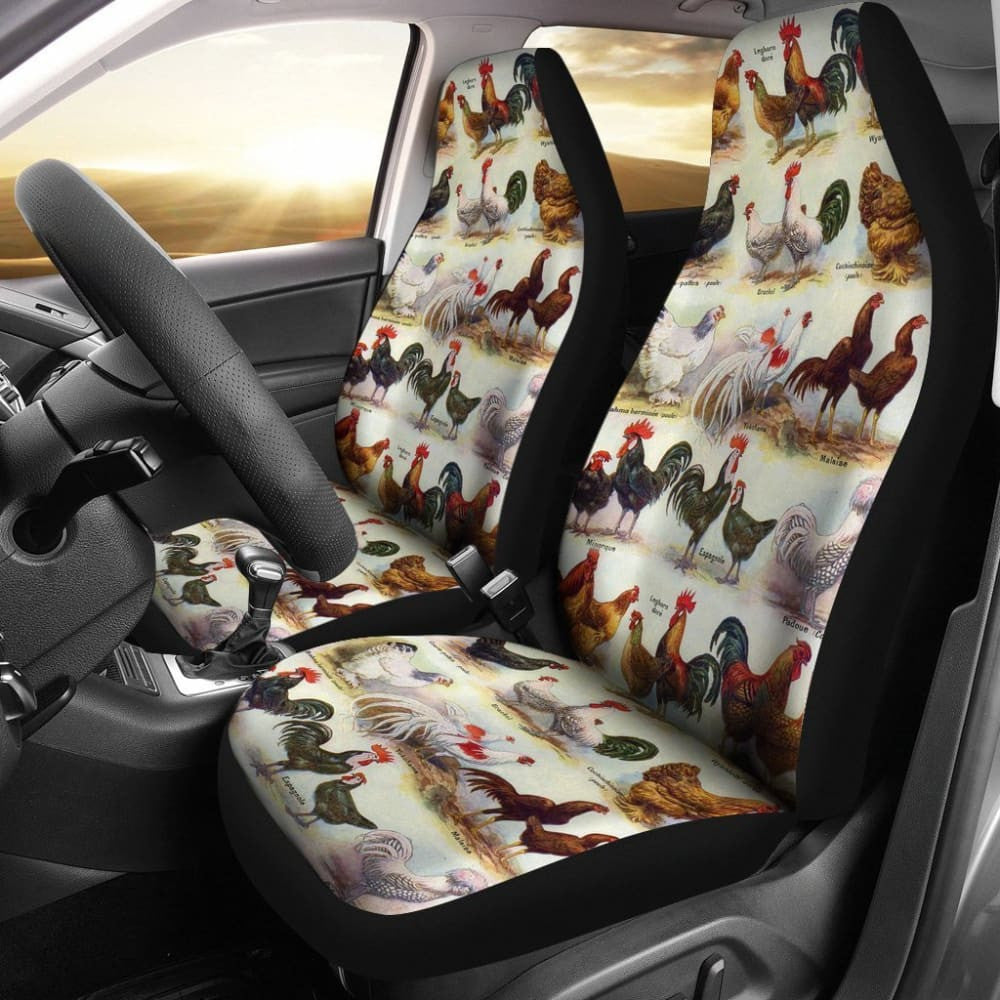 Chickens Car Seat Covers Amazing Gift Ideas
