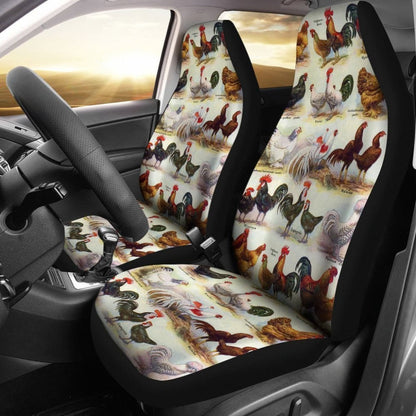 Chickens Car Seat Covers Amazing Gift Ideas