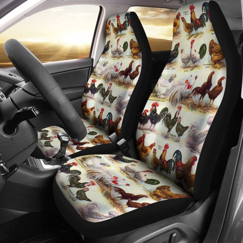 Chickens Car Seat Covers Amazing Gift Ideas