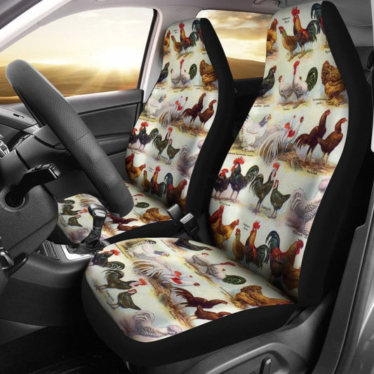 Chickens Car Seat Covers Amazing Gift Ideas