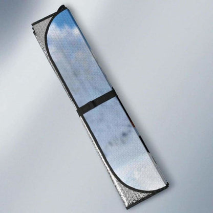 Snow Winter Horse Auto Sun Shades