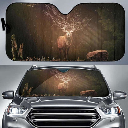 Deer Hirsch Forest SunlightK K Car Sun Shade