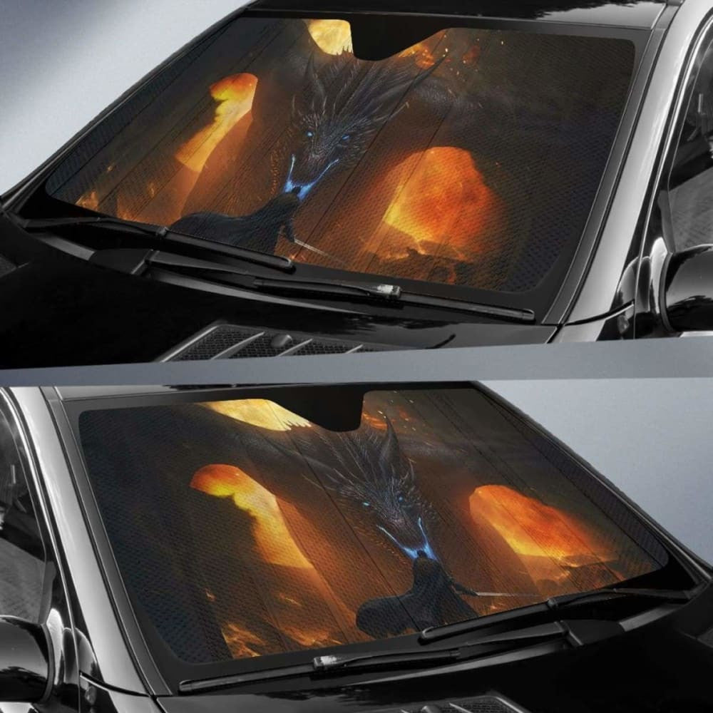 Knight Vs Dragon Sun Shade amazing best gift ideas