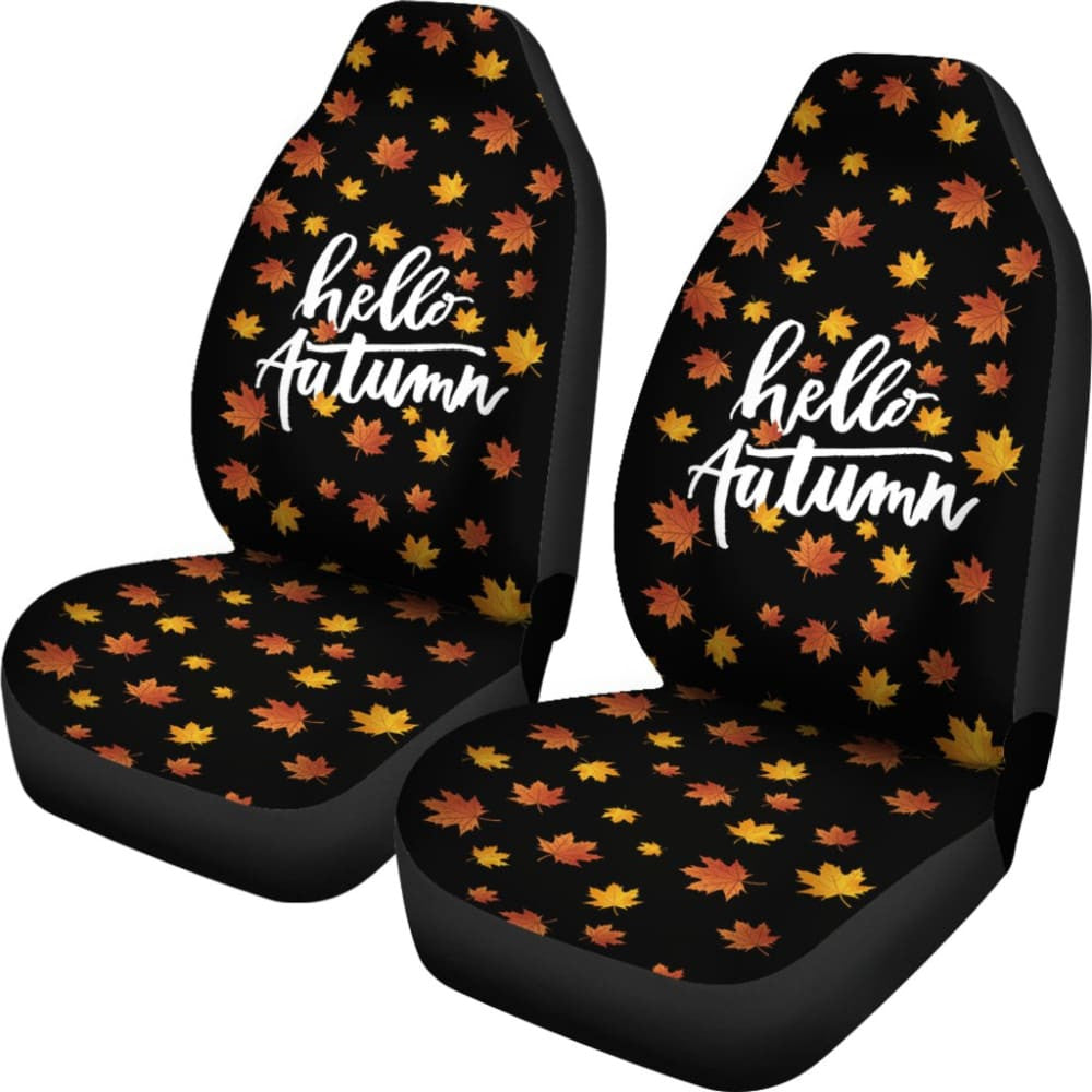 Hello Autumn Car Seat Covers
