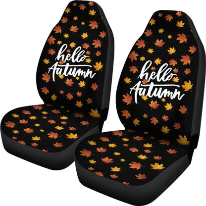 Hello Autumn Car Seat Covers