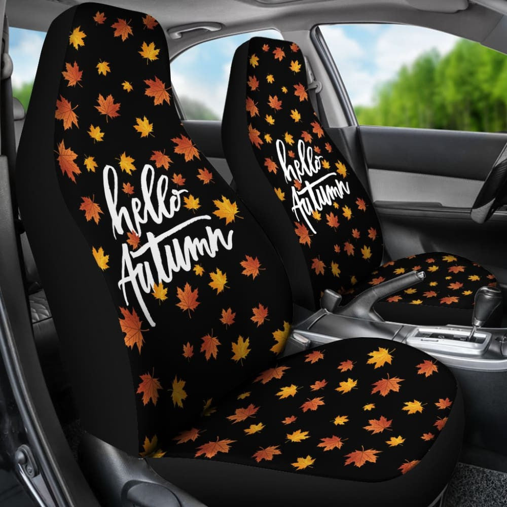 Hello Autumn Car Seat Covers