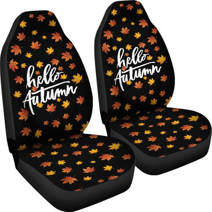 Hello Autumn Car Seat Covers