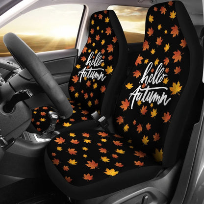 Hello Autumn Car Seat Covers