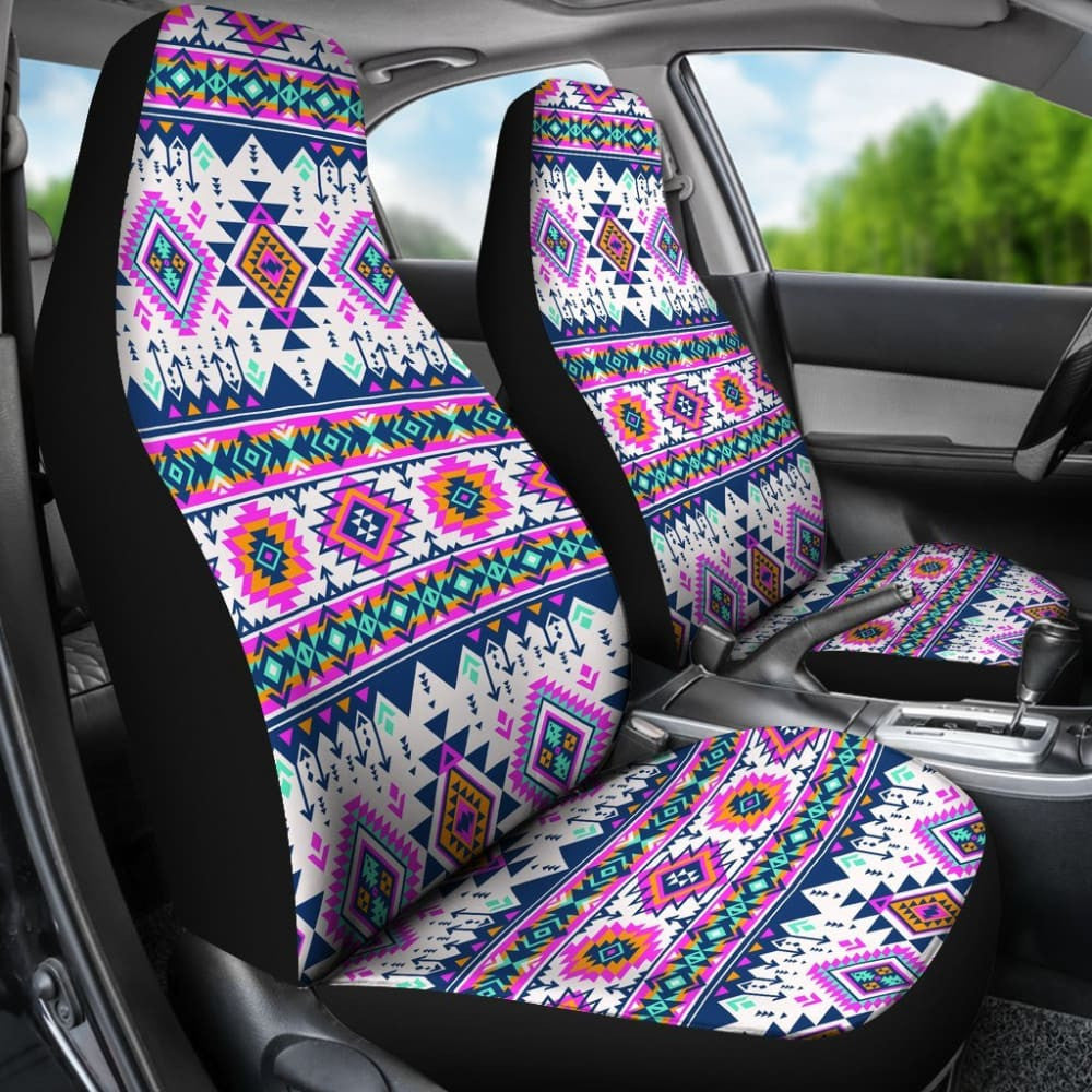 Colorful Aztec Car Seat Covers