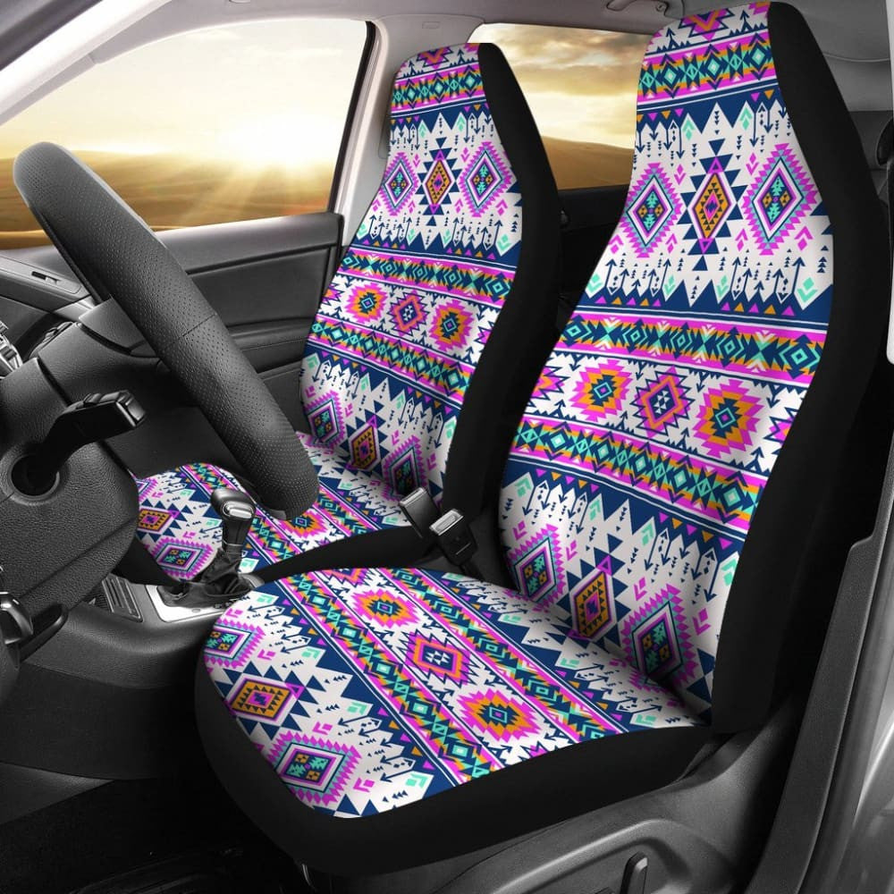 Colorful Aztec Car Seat Covers
