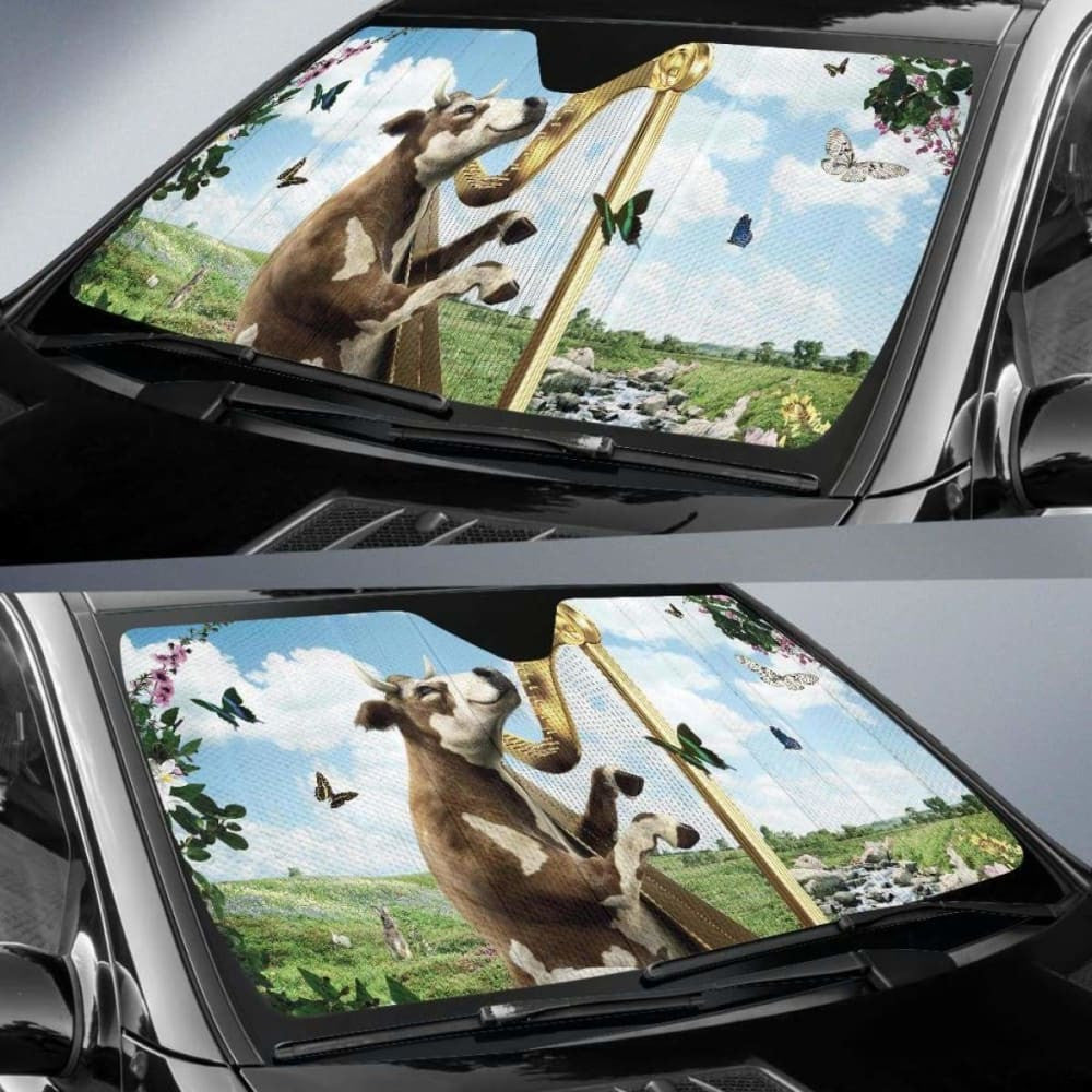 Auto Sun Shades  - Cow