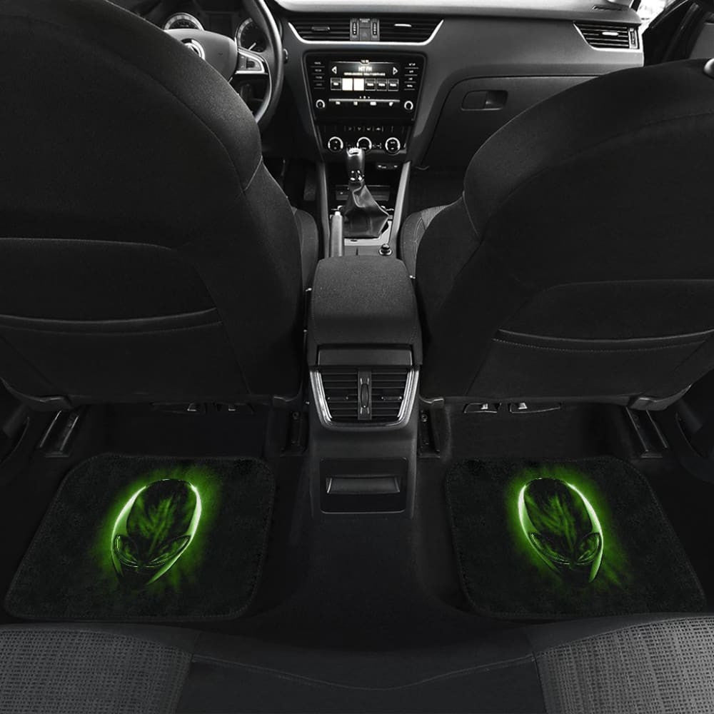 Alien Head Car Floor Mats