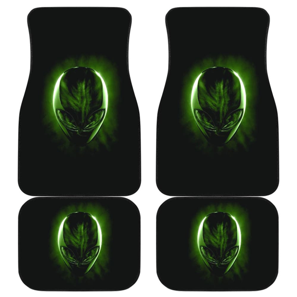 Alien Head Car Floor Mats
