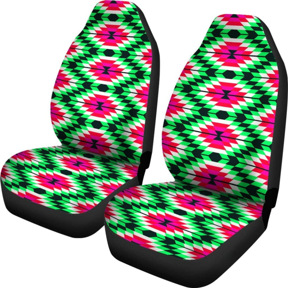 Watermelon Colors Aztec Design Women Car Seat Cover
