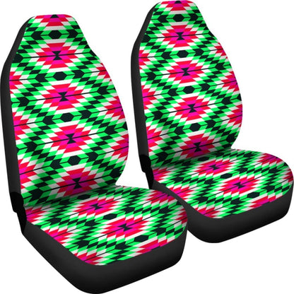 Watermelon Colors Aztec Design Women Car Seat Cover