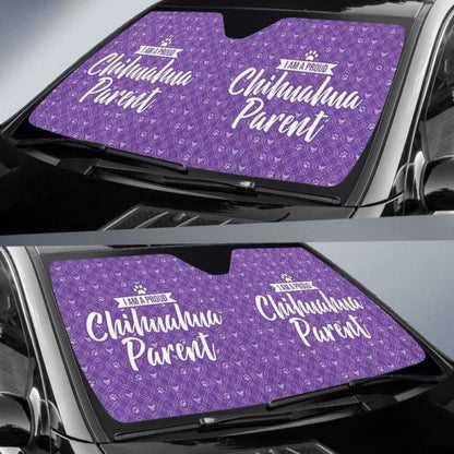 Proud Chihuahua Parent Car Auto Sun Shades