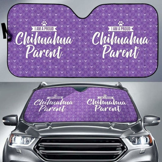 Proud Chihuahua Parent Car Auto Sun Shades