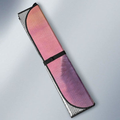 Car Sun Shade With Wolf Print Evening Mist