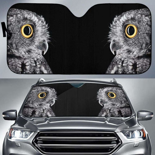 Cute Owl Eye Auto Sun Shade